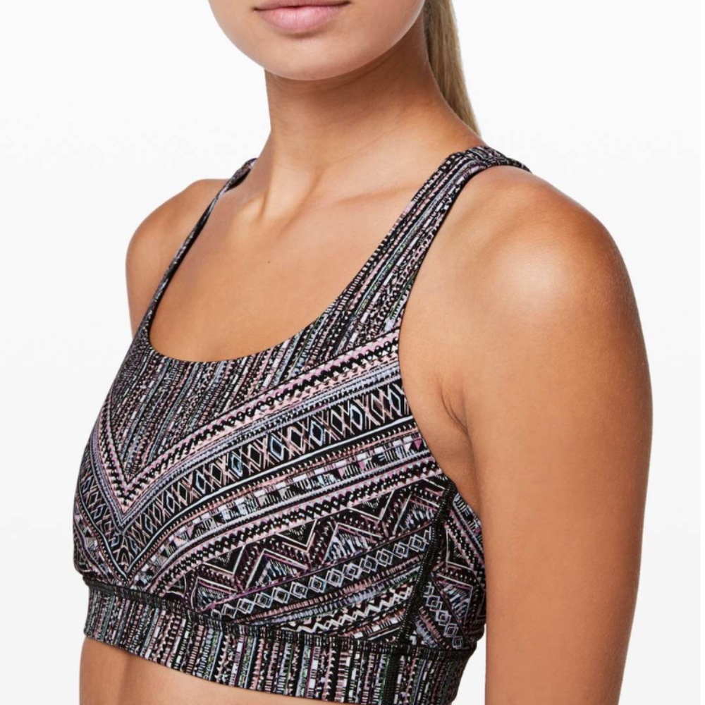Lululemon Energy Bra Tribal Pace